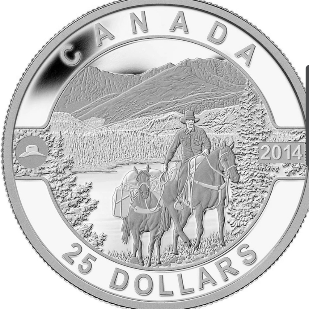2014 RCM $25 O Canada Coins